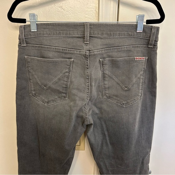 Hudson Krista Super Skinny Jeans Gray Denim Distressed Women’s Size 30 - Picture 8 of 12